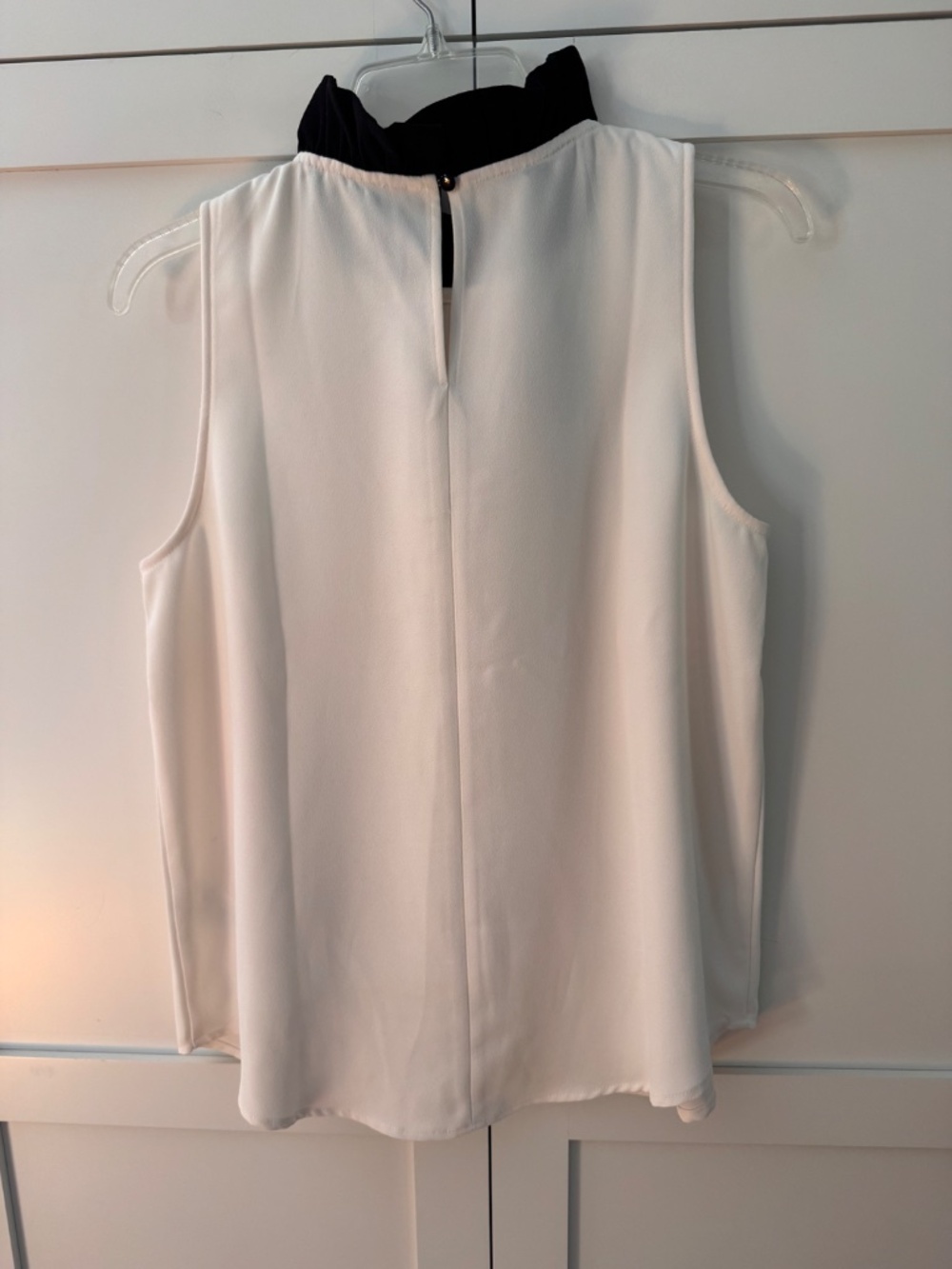 JCrew Contrast Ruffle-Neck Top - Picture 5 of 5